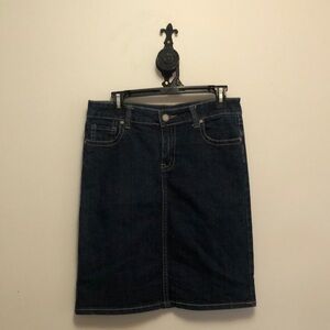 Y2K BONGO Dark Blue Denim Pencil Skirt